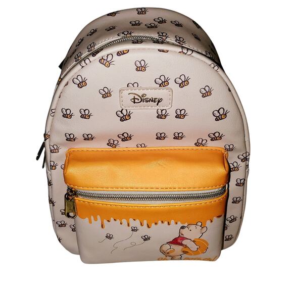 LNew-Winnie the Pooh Loungefly Disney "oh, bother!" Honey Bees Mini Backpack - Picture 8 of 10